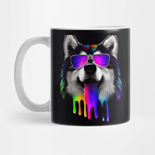 Colorful dog Mug